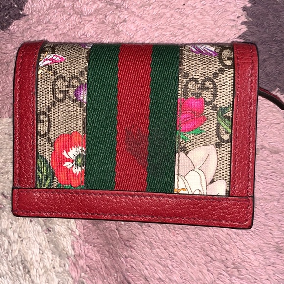 Gucci Ophidia Flora Card Case Wallet - Picture 4 of 5